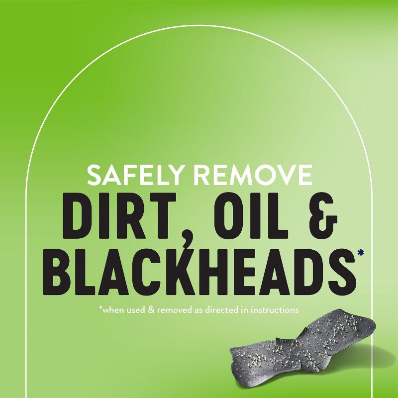 slide 4 of 8, Biore Charcoal Deep Cleansing Blackhead Remover Pore Strips, Nose Strips For Deep Pore Cleansing - 6ct, 6 ct