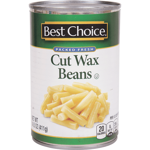 slide 1 of 1, Best Choice Cut Wax Beans, 14.5 oz