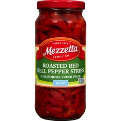 Mezzetta Mild Sliced Roasted Bell Pepper Strips - 16oz