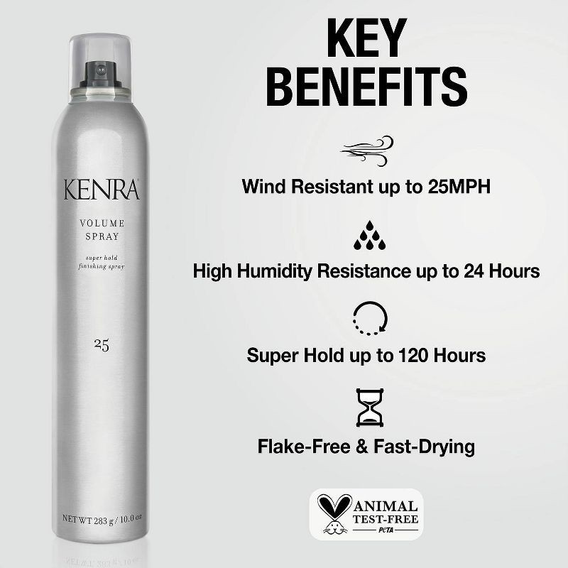 slide 4 of 6, Kenra Super Hold Finishing Spray Volume Spray - 10 fl oz, 10 fl oz