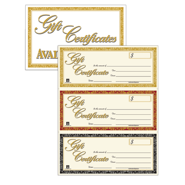 slide 1 of 2, Adams Gift Certificates Kit, Pack Of 30 Certificates, 30 ct
