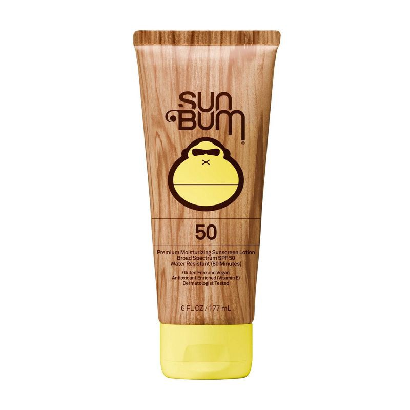 slide 1 of 4, Sun Bum Original Sunscreen Lotion - SPF 50 - 6 fl oz: Whole Body, Vegan, Paraben-Free, Scented, 50 ct; 6 fl oz