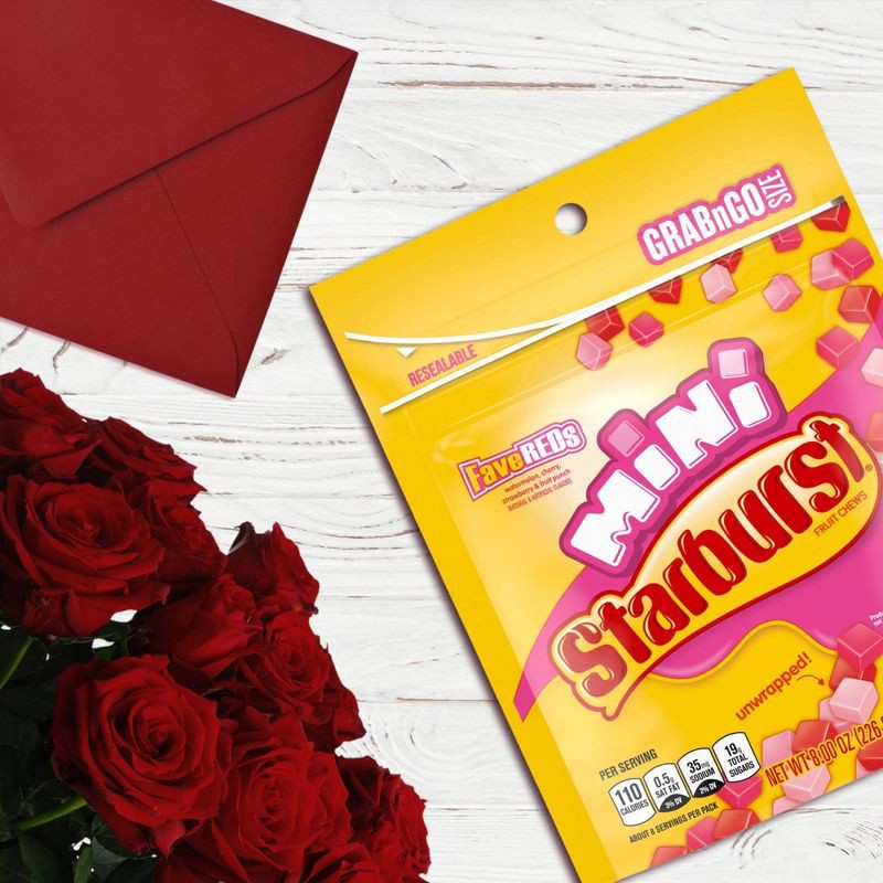 slide 6 of 10, Starburst Minis FaveREDs Fruit Chewy Candy - 8oz, 8 oz