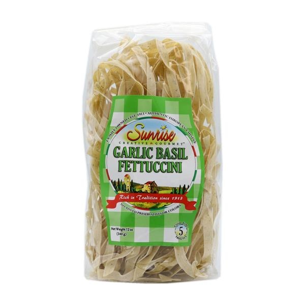 slide 1 of 1, Sunrise Garlic Basil Fettuccini, 12 oz