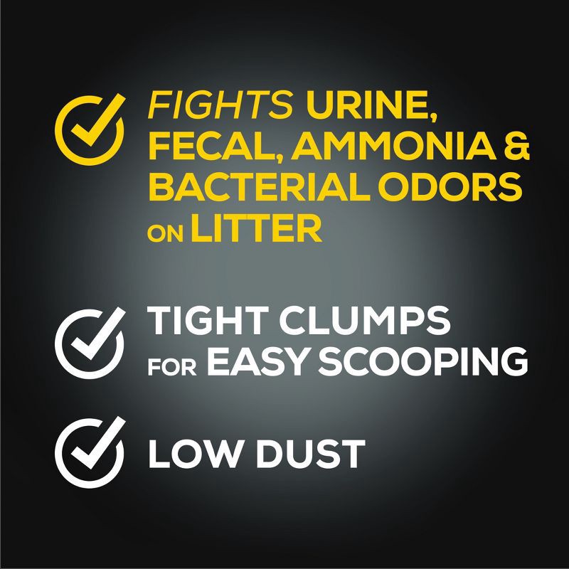 slide 6 of 10, Purina Tidy Cats 4-in-1 Strength Clumping and Low Dust Cat Litter and Deodorizers for Litter Box Odor Control - 20lbs, 20 lb