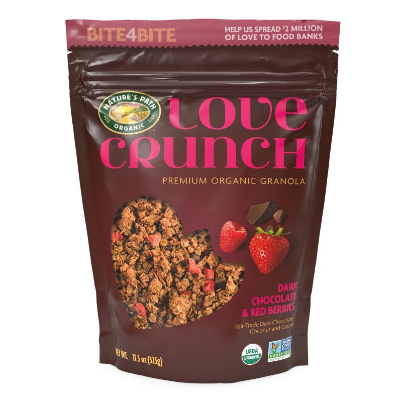 slide 1 of 7, Nature's Path Love Crunch Dark Chocolate and Red Berries Granola - 11.5oz, 11.5 oz