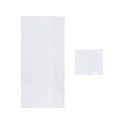 20ct Clear Cello Favor Bag - Spritz™: Polypropylene Gift Bags for Birthday, Wedding, All Occasions, 10" x 5"