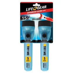 Life+Gear Life Gear Glow Mini LED Flashlight 200hr 2pk