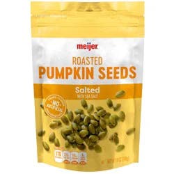 Meijer Salted Roasted Pumpkin Seeds