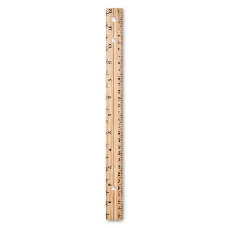 slide 1 of 3, 12" Wood Ruler - up&up™, 1 ct