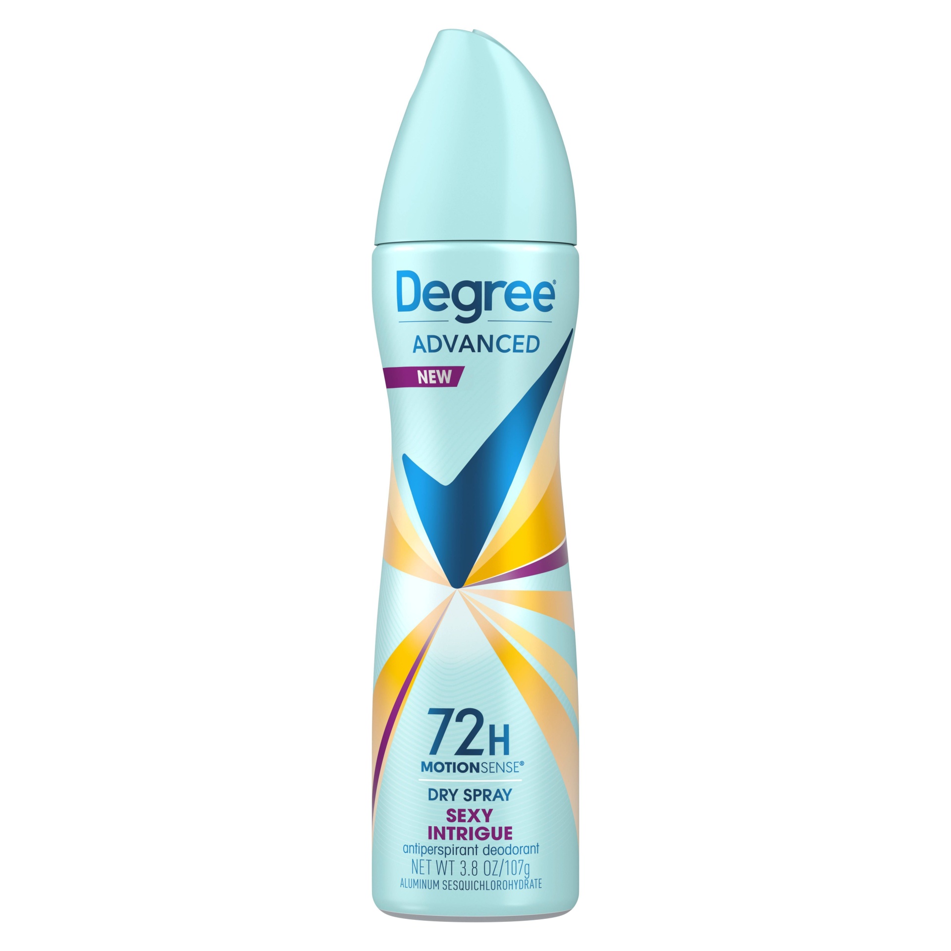 slide 1 of 3, Degree Advanced Motionsense Sexy Intrigue 72-Hour Antiperspirant & Deodorant Dry Spray, 3.8 oz