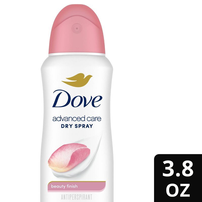 slide 1 of 10, Dove Beauty Advanced Care Beauty Finish 72-Hour Women's Antiperspirant & Deodorant Dry Spray - 3.8oz, 3.8 oz