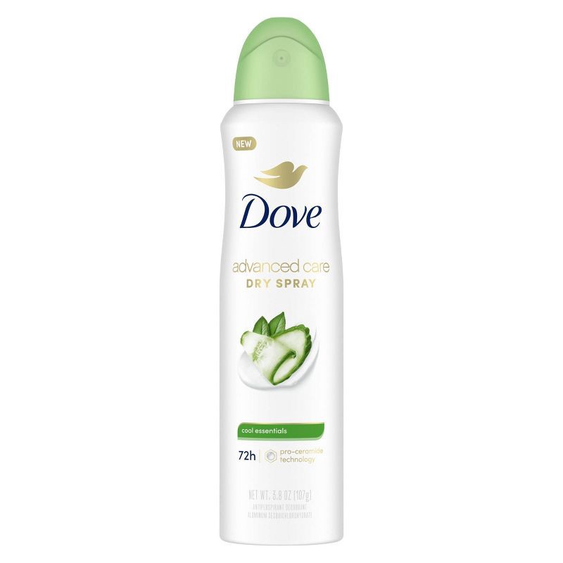 slide 2 of 12, Dove Beauty Advanced Care Cool Essentials 72-Hour Women's Antiperspirant & Deodorant Dry Spray, 1 ct