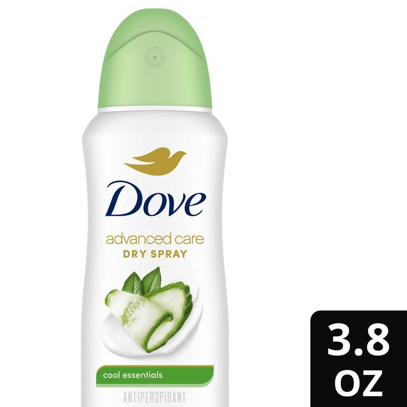 slide 1 of 12, Dove Beauty Advanced Care Cool Essentials 72-Hour Women's Antiperspirant & Deodorant Dry Spray, 1 ct