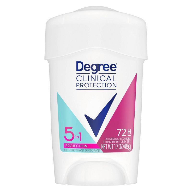 slide 1 of 7, Degree Clinical Protection 5-In-1 Cream Antiperspirant - 1.7oz, 1.7 oz