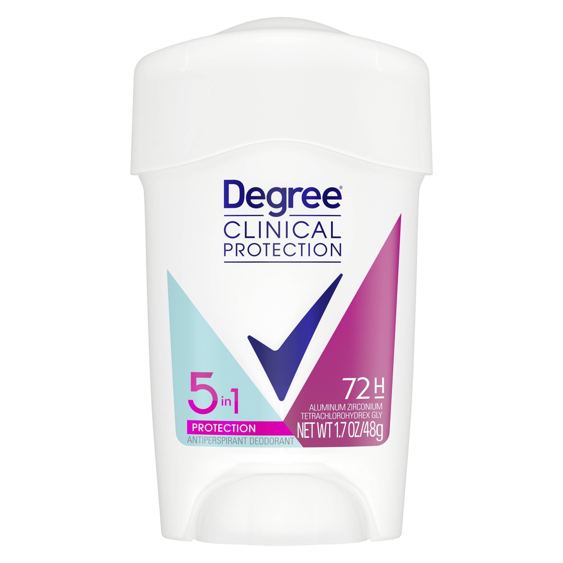slide 1 of 5, Degree Clinical Protection 5-In-1 Protection - 1.7oz, 1.7 oz