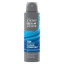 Dove Men+Care 72-Hour Dry Spray Antiperspirant & Deodorant Clean Comfort - 3.8oz