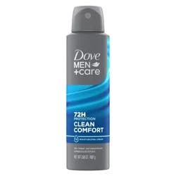 Dove Men+Care 72-Hour Dry Spray Antiperspirant & Deodorant Clean Comfort - 3.8oz