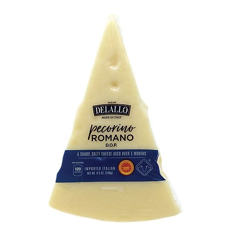 slide 1 of 1, Delallo Imported Pecorino Romano Cheese - 8.5 Oz, 8.5 oz