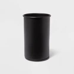 Tumbler Black Metal - Threshold™: Bathroom Accessory, Traditional Style, 12oz Capacity, Easy to Clean