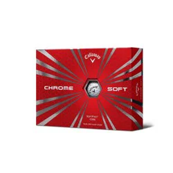 Callaway Chrome Soft Golf Balls 12pk: Urethane Shell Rubber Fill