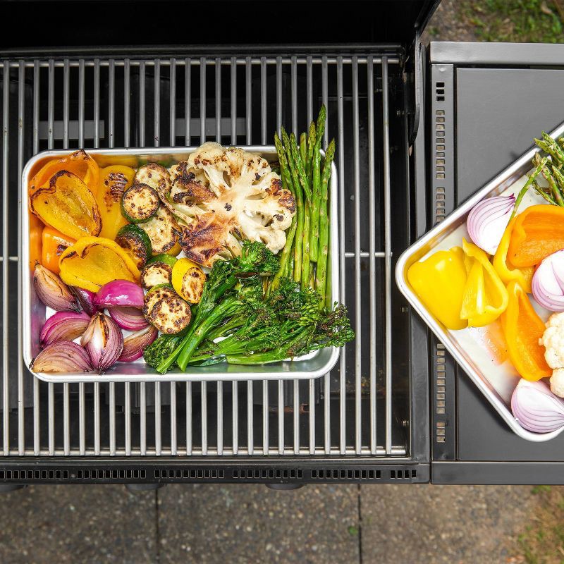 slide 8 of 8, Nordic Ware Naturals Quarter Sheet Pan: Aluminum Baking Sheet, Quarter Sheet Pan, Hand Wash, Oven-Safe, 13"x9.6", 1 ct