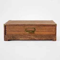 Wood Monitor Stand with Drawer - Threshold