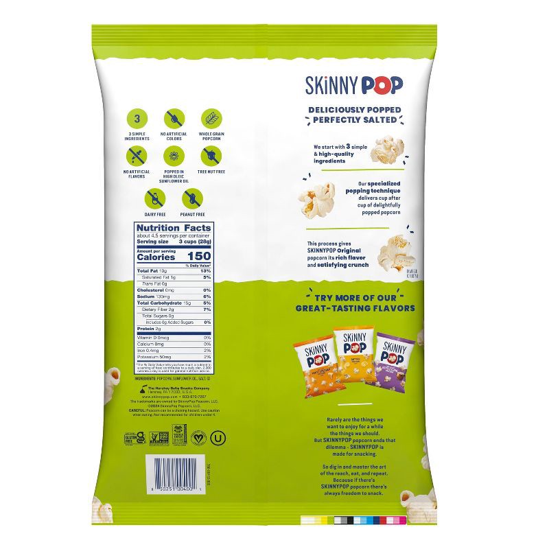 slide 2 of 7, SkinnyPop Original Popcorn - 4.4oz, 4.4 oz
