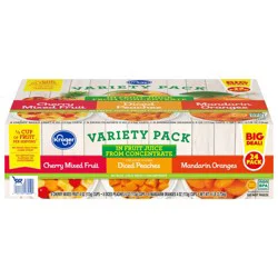 Kroger Variety Fruit Bowls - 24 ct; 4 oz