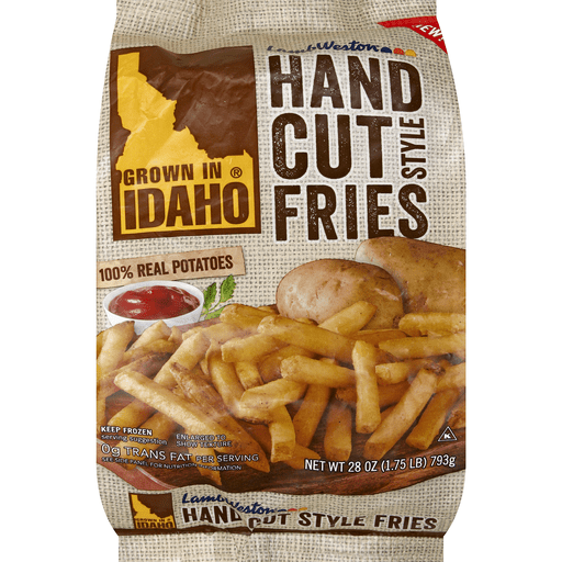 slide 2 of 2, Grown in Idaho Hand Cut Style Fries, 28 oz