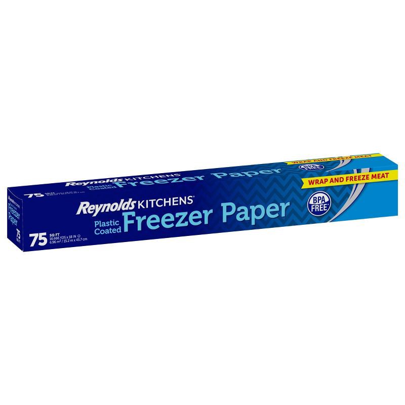slide 2 of 6, Reynolds Kitchens Freezer Paper - 75 sq ft, 75 sq ft