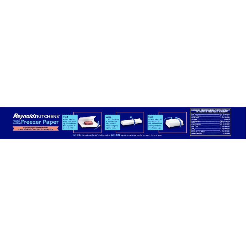 slide 4 of 6, Reynolds Kitchens Freezer Paper - 75 sq ft, 75 sq ft