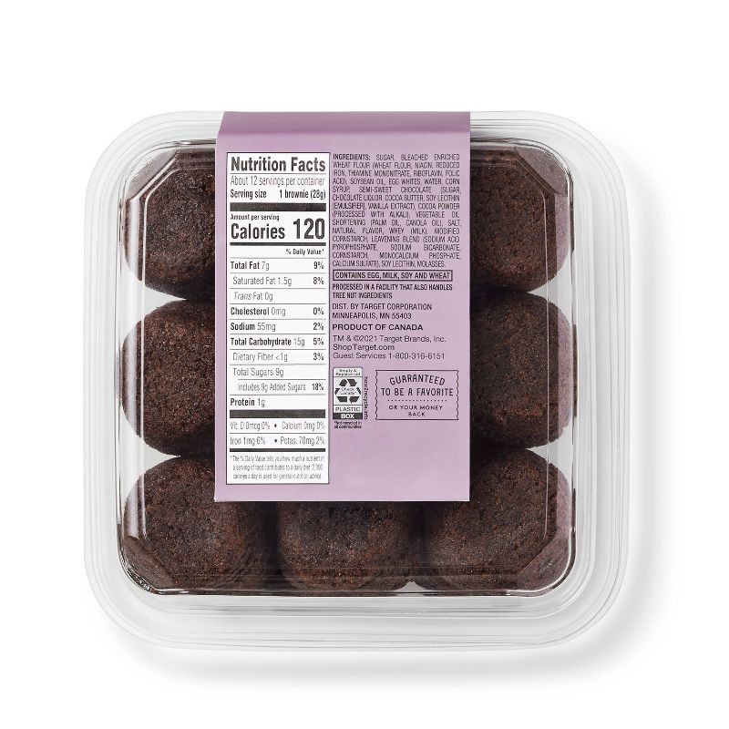 slide 3 of 3, Brownie Bites - 11.81oz - Favorite Day™, 11.81 oz