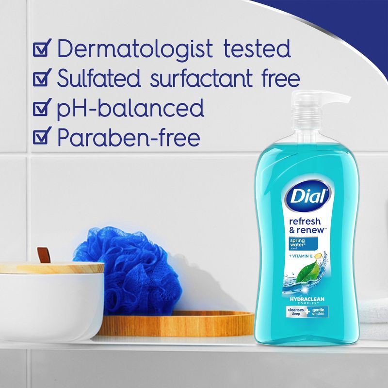 slide 3 of 9, Dial Spring Water Body Wash - 32 fl oz, 32 fl oz