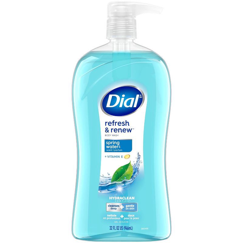 slide 1 of 8, Dial Spring Water Body Wash - 32 fl oz, 32 fl oz