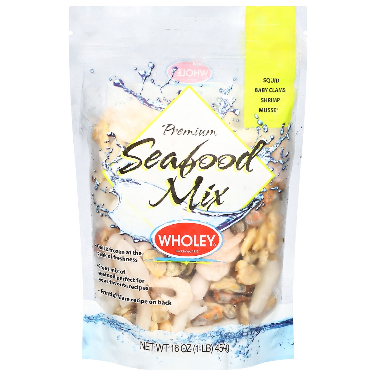 slide 1 of 12, Wholey Premium Seafood Mix 16 oz, 16 oz