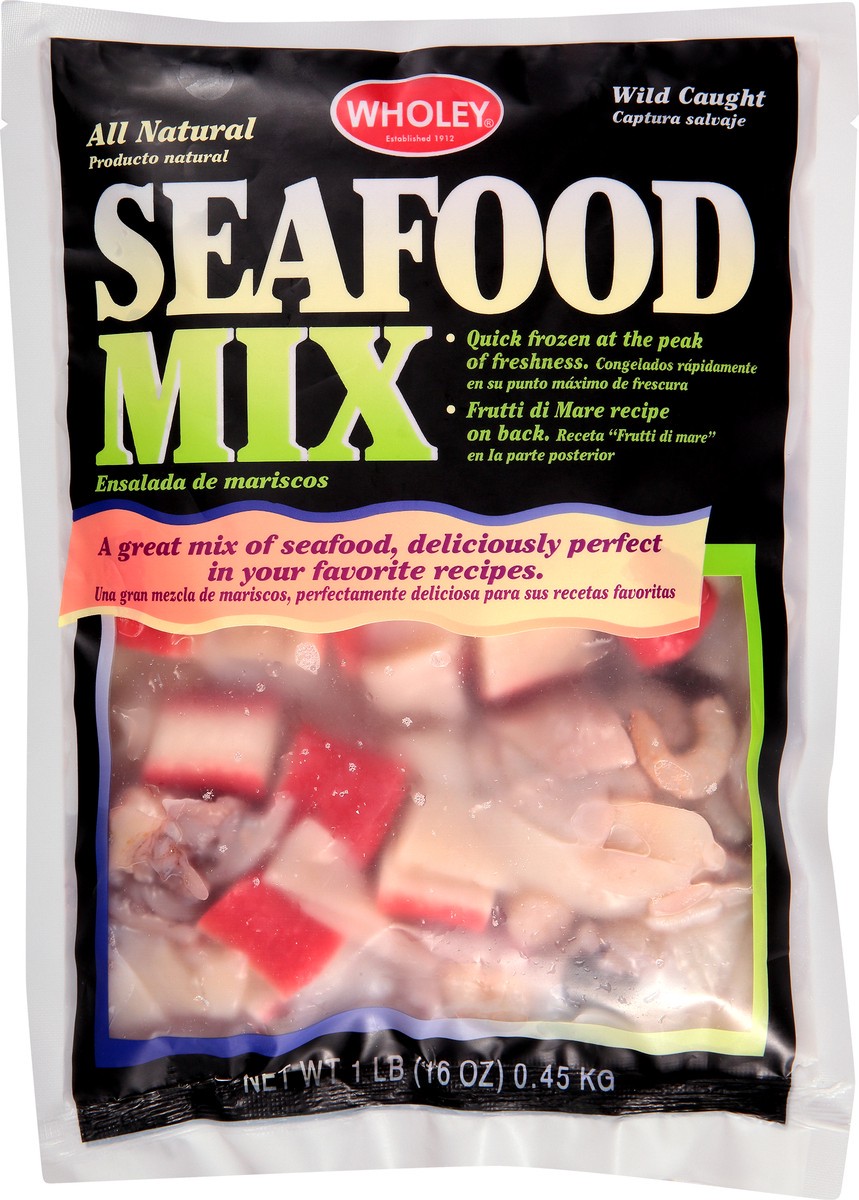 slide 1 of 12, Wholey Seafood Mix, 16 oz