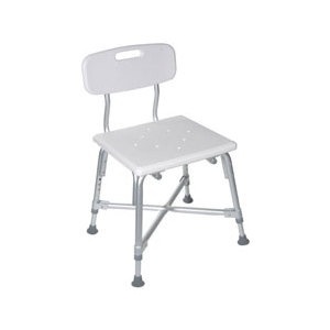 slide 1 of 1, Drive Medical Heavy Duty Bariatric Bath Bench With Back, 1 ct