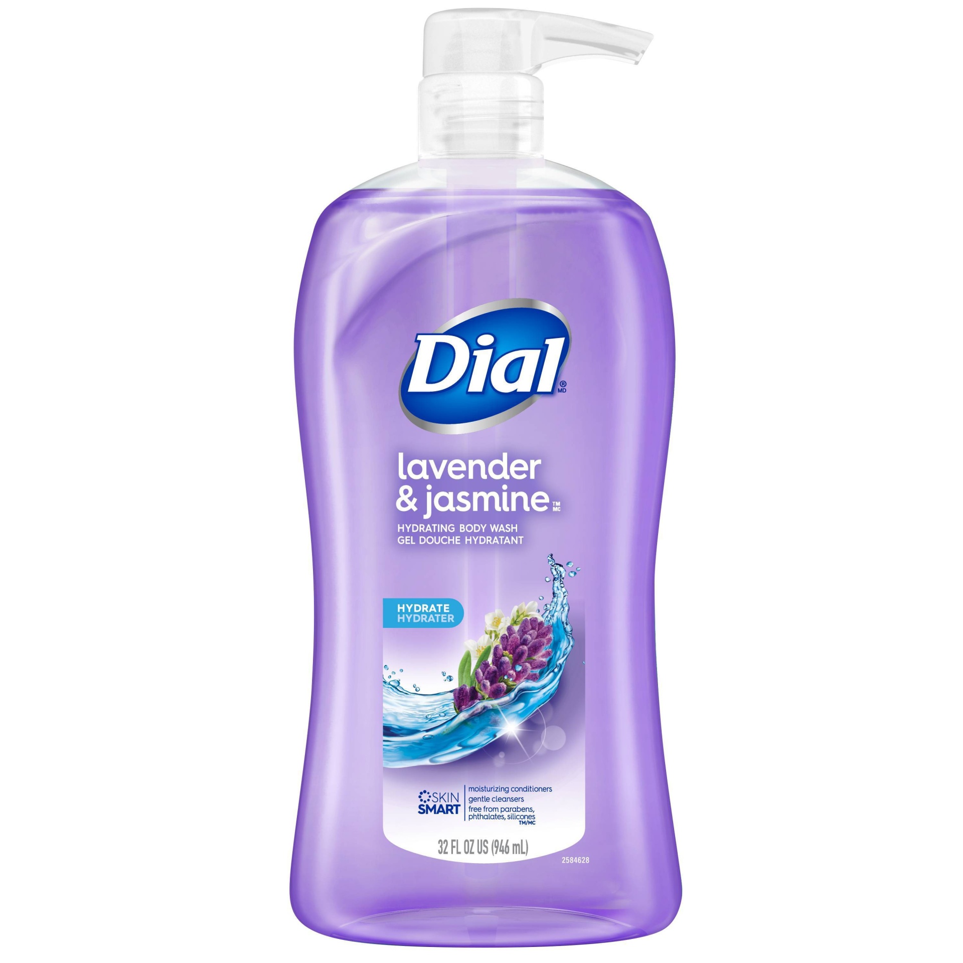 slide 1 of 4, Dial Hydrating Lavender & Jasmine Body Wash - 32 fl oz, 32 fl oz