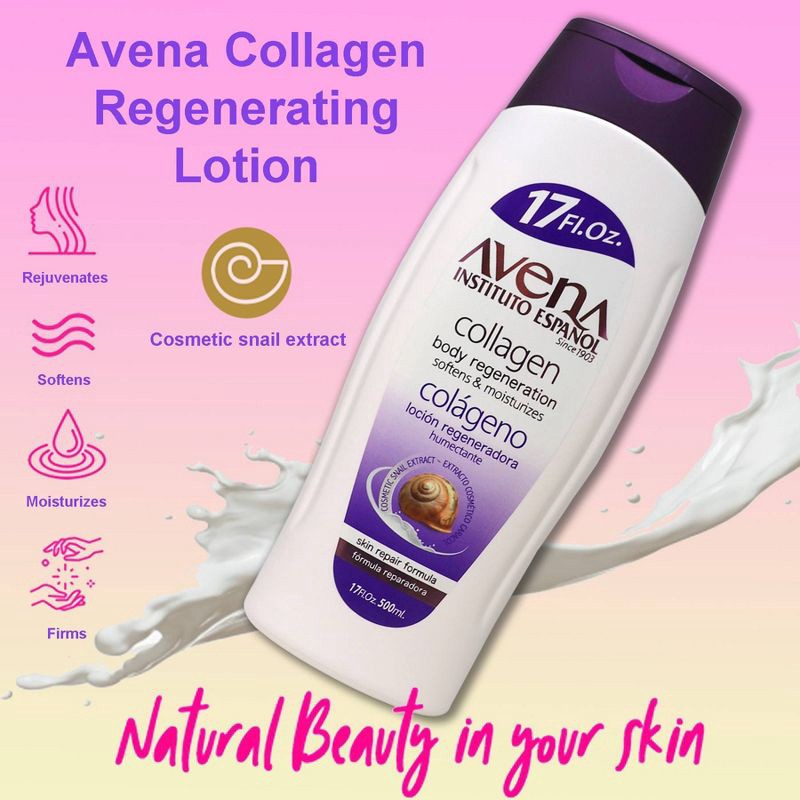 slide 2 of 4, Avena Collagen Lotion Scented - 17 oz, 17 oz