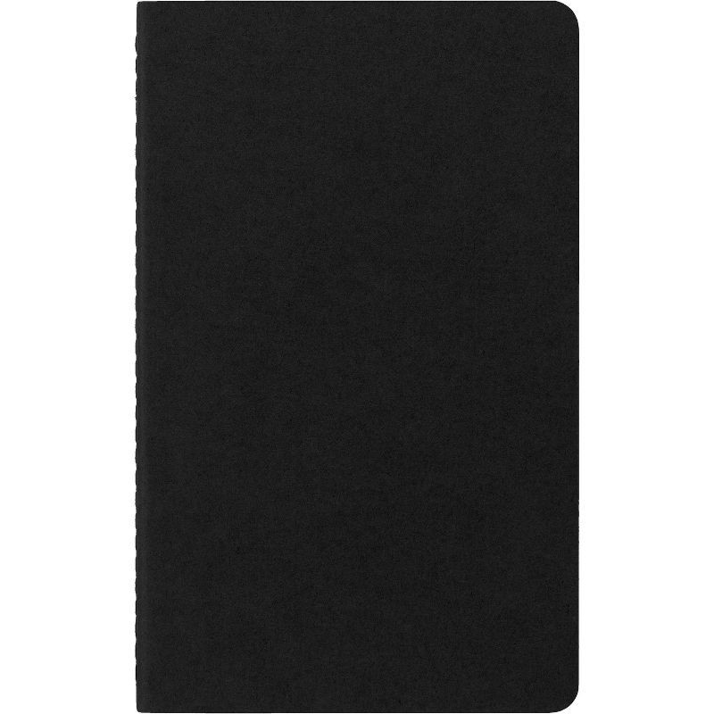 slide 3 of 6, Moleskine Solid Blank Journal 8.25" x 5" Black: Ruled Paper, Soft Cover, Pocket Size, 80 Pages,, 1 ct