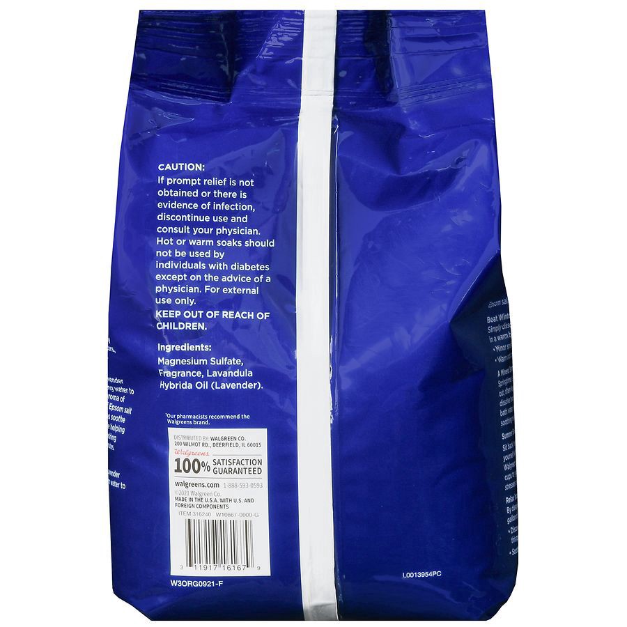 slide 2 of 5, Walgreens Lavender Epsom Salt, 3 lb