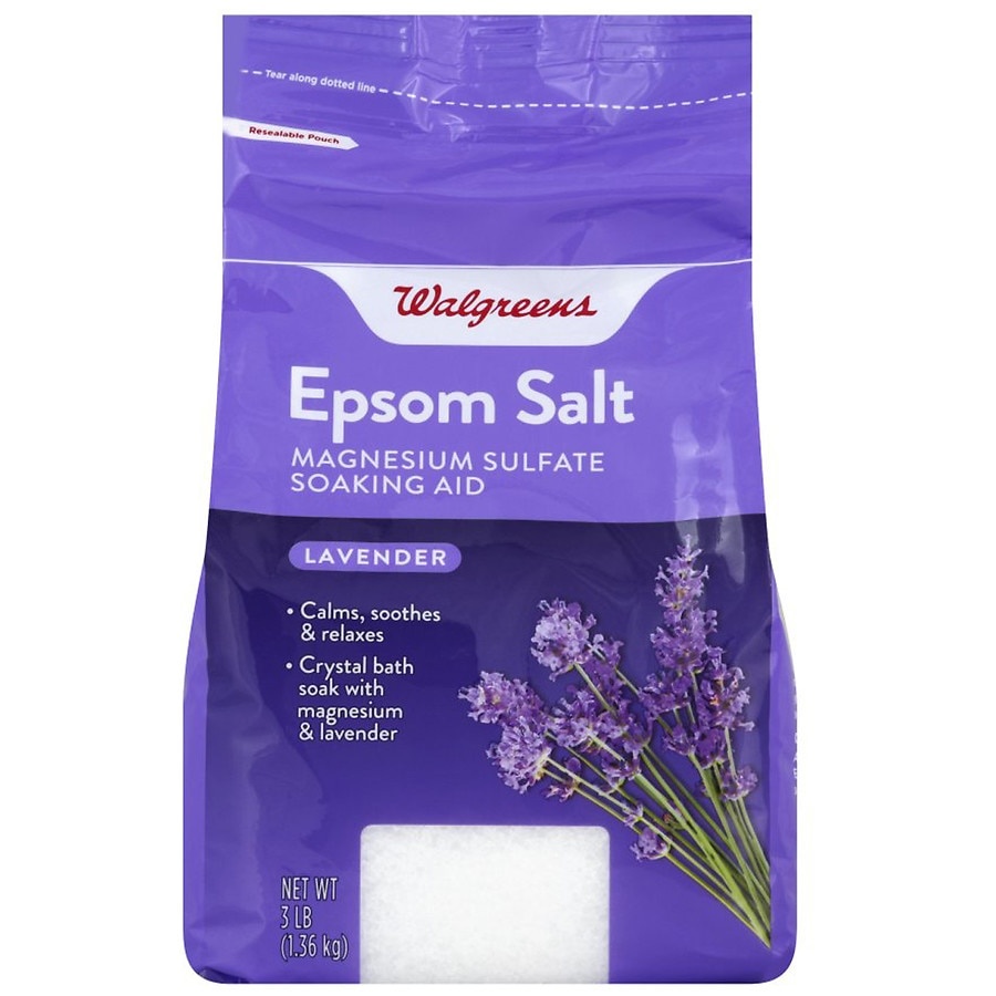 slide 1 of 1, Walgreens Lavender Epsom Salt, 3 lb