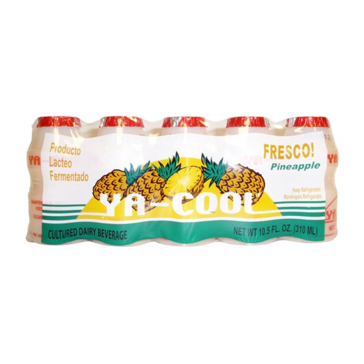 slide 1 of 1, Ya-Cool Ya Cool Pineapple Drinkable Yogurt, 10.5 oz
