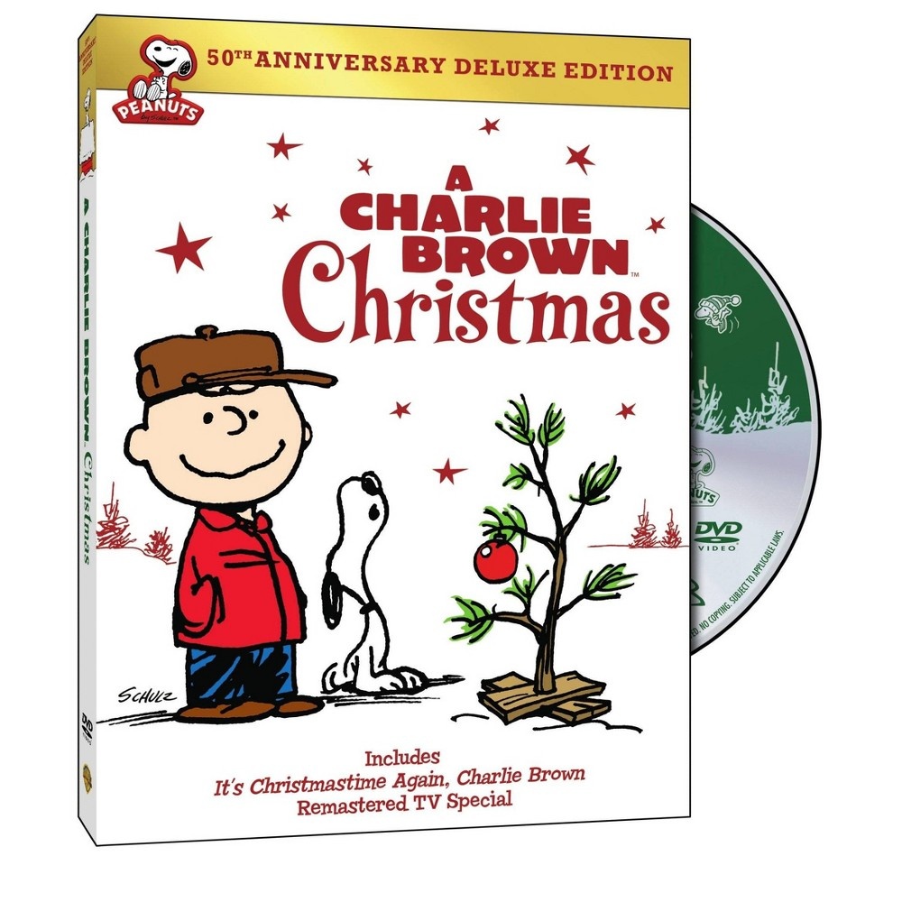 slide 2 of 3, Warner Bros. A Charlie Brown Christmas 50th Anniversary Deluxe Edition (DVD), 1 ct