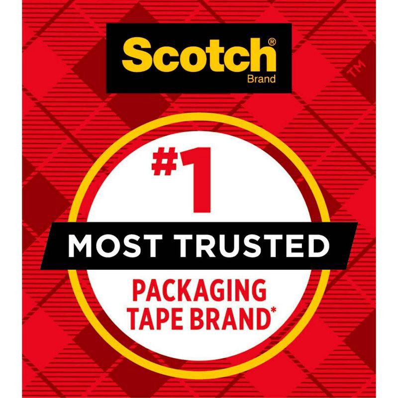 slide 3 of 14, Scotch Heavy Duty Shipping Packing Tape, Holiday Shipping Supplies, 1.88 in. x 27.7 yd., 1 Tape Roll with Dispenser, 1 ct