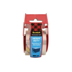 Scotch Heavy Duty Shipping Packing Tape Roll with Dispenser
