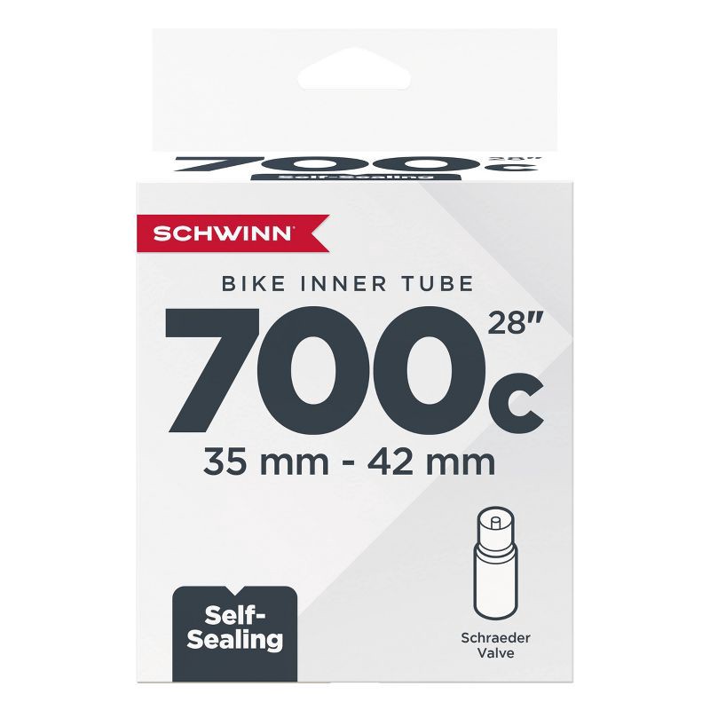 slide 4 of 4, Schwinn 700cc/28" Self-Sealing Bike Tire Tube - Black, 1 ct