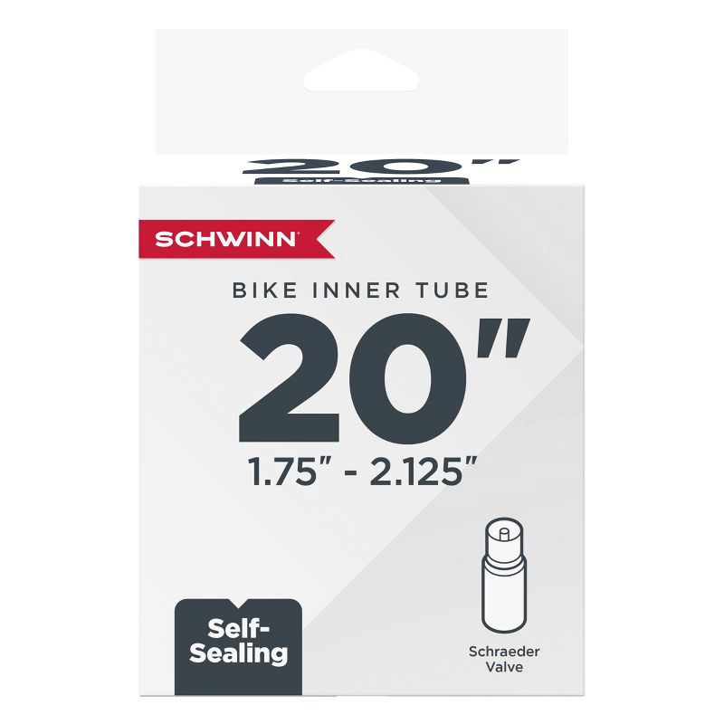 slide 1 of 4, Schwinn 20" Self-Sealing Bike Tire Tube, 1 ct