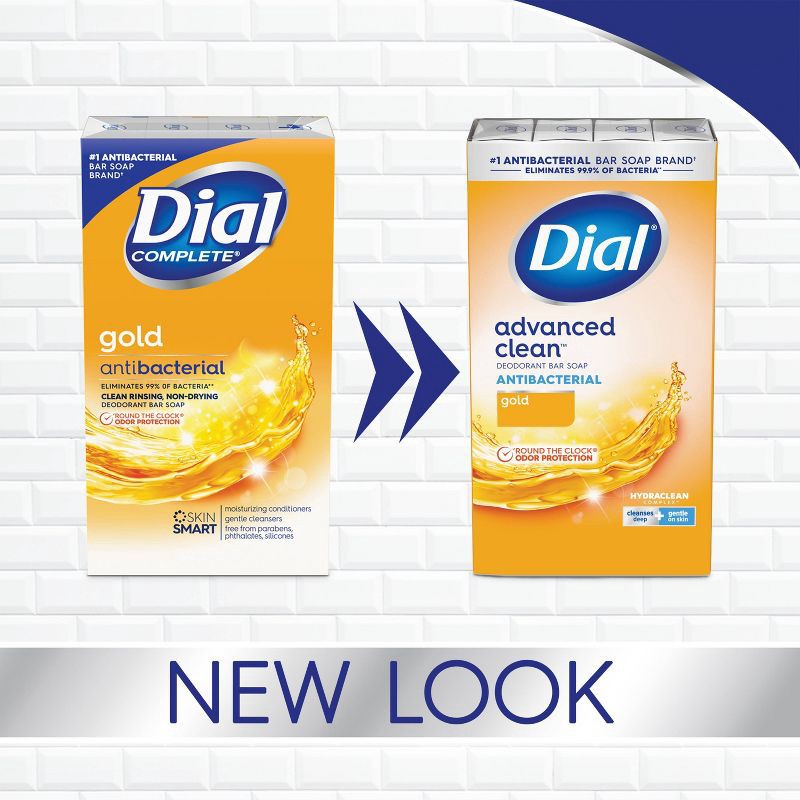 slide 3 of 9, Dial Antibacterial Deodorant Gold Bar Soap - 12pk - 4oz each, 12 ct; 4 oz